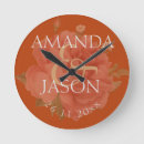 Recherche de terre cuite horloges Rose