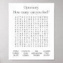 Recherche de mots posters Décoration