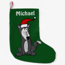 Recherche de loup chaussette de noël Drôle
