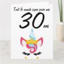 Recherche de 30 ans vœux cartes Femme