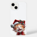 Recherche de chapeau de père noël iphone coques Chat