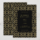 Recherche de années 20 mariage invitations Gatsby