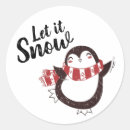 Recherche de pingouins de noël autocollants Hiver