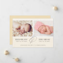 Recherche de twins faire part naissance Minimaliste