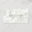 Recherche de palmier vintage cartes visite Professionnel