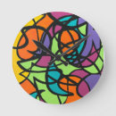 Recherche de art abstrait horloges Unique