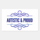 Recherche de autisme rectangles autocollants Autiste