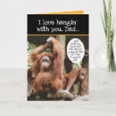 Recherche de orangs outans vœux cartes Drôle