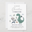 Recherche de princesse et chevalier invitations Garçon
