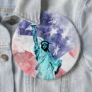 Recherche de statue de la liberté badges Drapeau américain