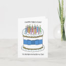 Recherche de papa de anniversaire cartes Illustration