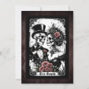 Recherche de goth mariage invitations Élégant