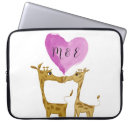 Recherche de girafes ordinateurs portables protections Animaux
