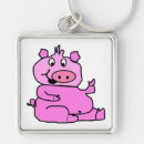 Recherche de porc rose porteclés Animal de ferme