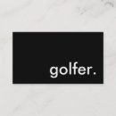 Recherche de golfeur cartes visite Conception