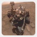 Recherche de curiosité autocollants Mars