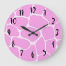 Recherche de girafe rose horloges Motif