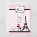 Recherche de paris tea party invitations Rose
