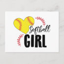 Recherche de softball cartes postales Catcher