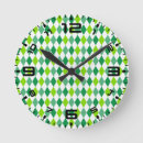 Recherche de shamrock horloges Motif