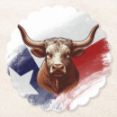 Recherche de drapeau texas dessous de verres Rouge