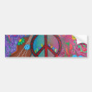 Recherche de signe hippie voiture autocollants Pare chocs