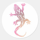 Recherche de reptile rose autocollants Lézard