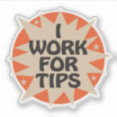 Recherche de serveuse autocollants Restaurant