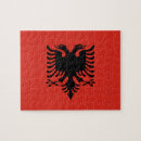Recherche de albanie puzzles Rouge