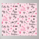 Recherche de motif de coeur posters Abstrait