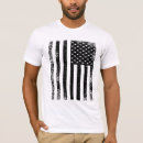 Recherche de drapeau américain noir et blanc tshirts Affligé