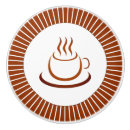 Recherche de café boutons et poignées de porte Logo