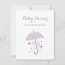 Recherche de mauve baby shower invitations Mignon