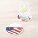 Recherche de drapeau américain dessous de verres Bleu