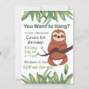 Recherche de paresseuses invitations Fête d'anniversaire de paresse