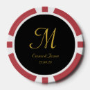 Recherche de noir jetons poker Monogramme