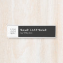 Recherche de bureau plaques de porte Moderne