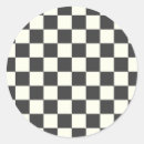 Recherche de damier noir et blanc autocollants Rétro