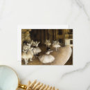 Recherche de danse ballet vœux cartes Impressionnisme