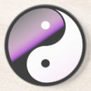 Recherche de yin yang dessous de verres Moderne