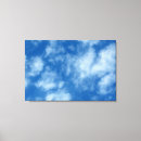 Recherche de nuageux impressions sur toile Bleu