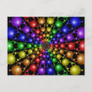 Recherche de arc en ciel abstrait cartes postales Fractal