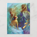 Recherche de vintage mermaid cartes postales Plage