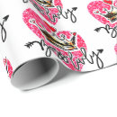 Recherche de patron papier cadeau Blanc