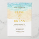 Recherche de beach mariage invitations Aquarelle