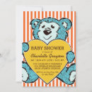Recherche de coeur de rayure invitations Bleu