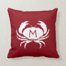 Recherche de crabe rouge coussins Océan