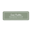 Recherche de cursive étiquettes adresse retour Calligraphie