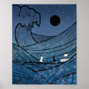 Recherche de tempête mer posters Bleu