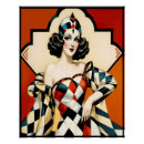 Recherche de arlequin art Vintage